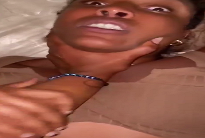 Chocked Her With His Big Dick